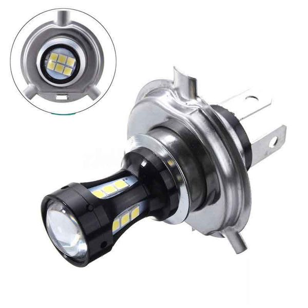 

1pc motorcycle fog lights led headlight bulbs 12v 500lumen h4 3030 18smd upgrade lamps bulbs