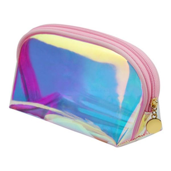 

holographic makeup cosmetic bag large pouch handy pouch pencil toiletries bag sale-wt