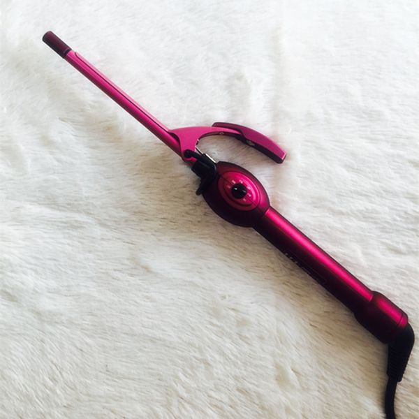 

tourmaline professional hair curler single-tube 9mm super small mini ceramic curling iron curling wand pear hair styling tool