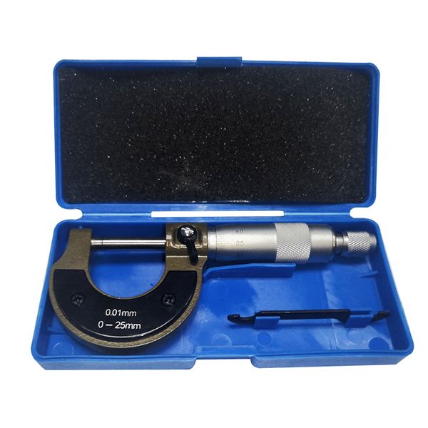 

metric outside micrometer alloy measurement gauge meter working w/ case
