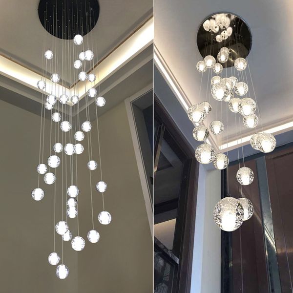

LED Кристалл Стеклянный Шар Подвеска Метеоритный Потолочный Светильник Метеоритн