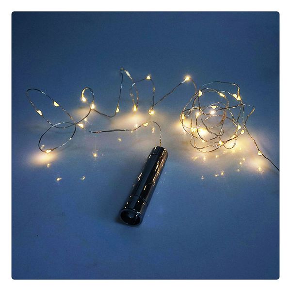 Wine Bottle Lights Cork Shape Starry Warm White Led String Lights