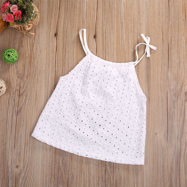 

Newborn Baby Girl Top White Solid Lace Girl Tee Fashion Baby Clothes Lolita