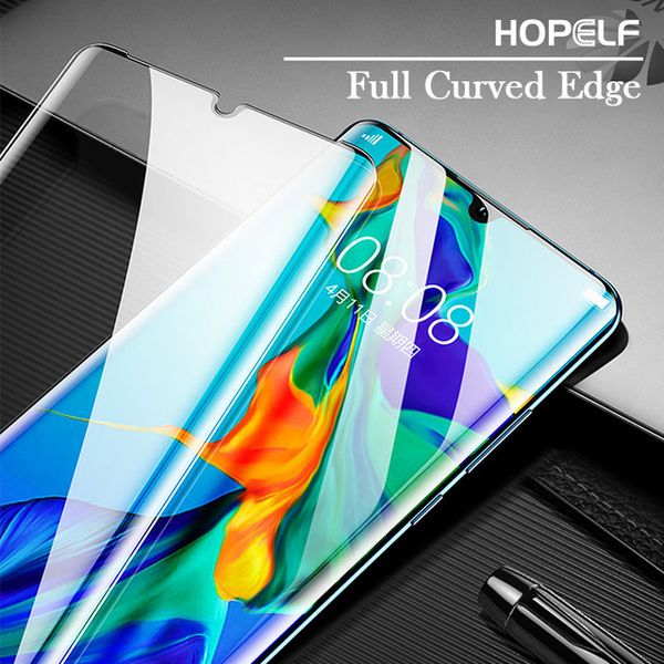 

закаленное стекло для протектора экрана huawei p30 pro на lite защитное стекло с полным изогнутым краем для huawei nova 4e p30 lite