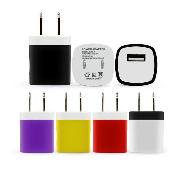 

5v 1a зарядное устройство eu us вилка адаптер питания один порт для samsung lg sony смартфон