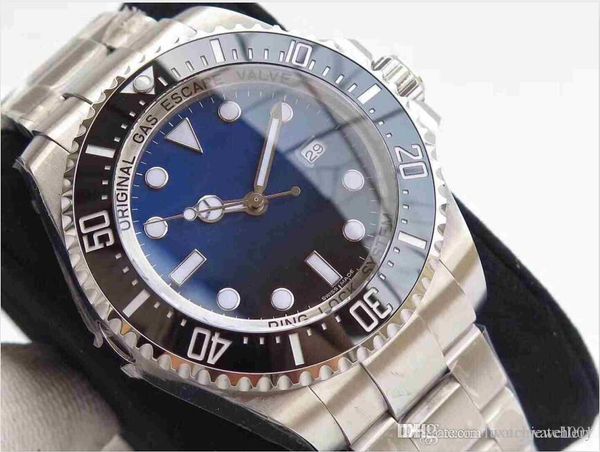 

wholesale price deep ceramic mens watch automatic machine movement watches 44mm stainless steel mens watch, Slivery;brown