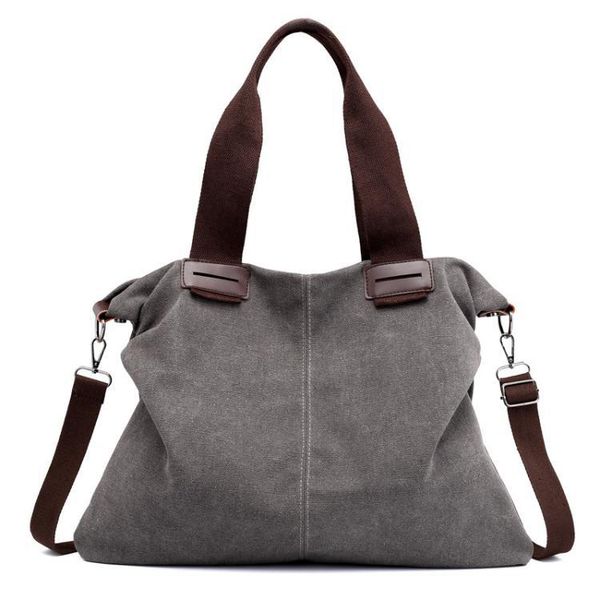 

fggs-messenger canvas tote bag for women handbags ladies crossbody shoulder bag handbags light gray