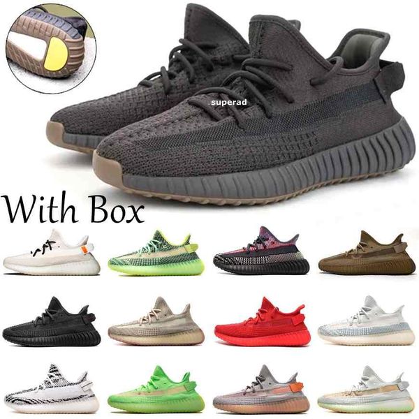 

2020 earth yeshaya cinder kanye west desert sage reflective mens running shoes yecheil yeehu tailgate marsh black angel sneaker size 36-45