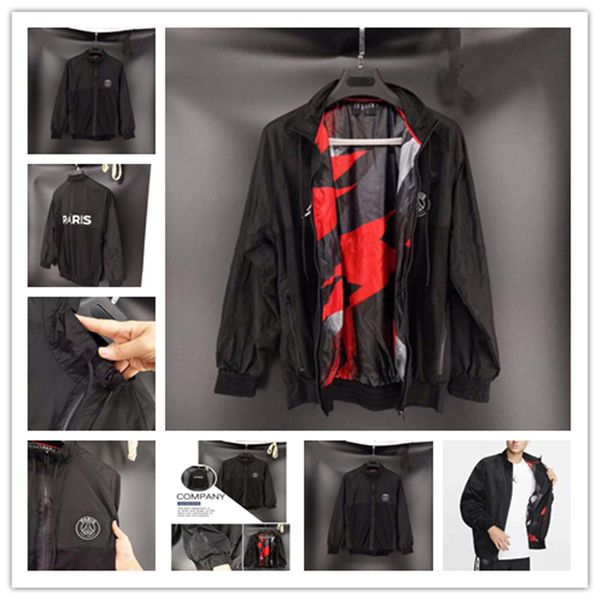 

P g jacket 19 20 pari aint germain track uit mbappe cavani verratti t ilva draxler pari football jacket long zipper occer track uit