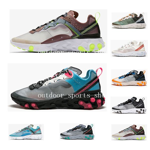 

2020 newst react element 87 55 кроссовки мужские мох белый черный royal tint desert sand hyper fusion женщины дышащие спортивные кроссовки 4
