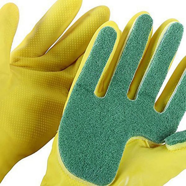 

эмульсия scrubbing перчатки составная губка очищая dishwashing