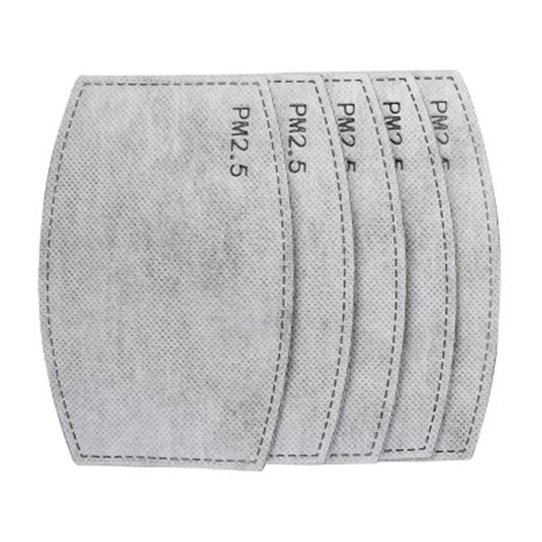 

dhl ship replaceable 5 ply face mask pad pm2.5 kids with activated carbon dust pm 2.5 s air mask