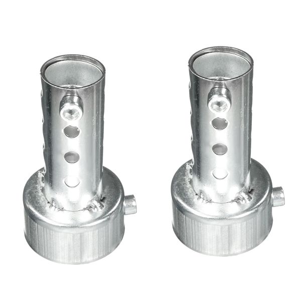 

2 pcs silver motorcycle exhaust can muffler insert baffle db killer , 45mm & 48mm