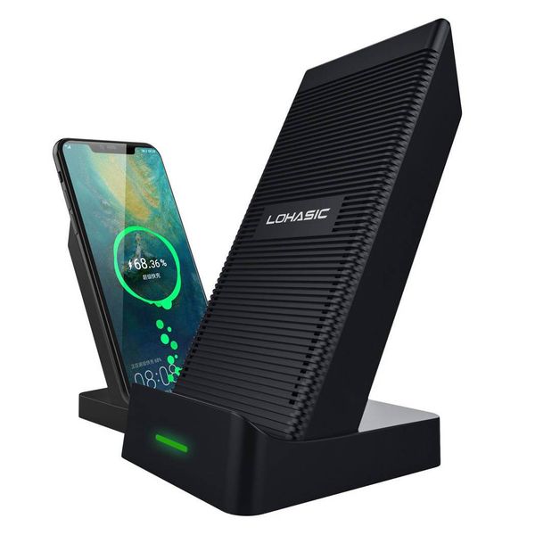 

wireless fast charger charging pad stand dock for galaxy s9+ iphone x xs max