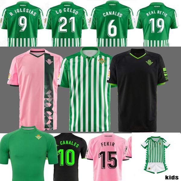 

real betis soccer jersey 17 joaquin 10 canales men kids camiseta de fÃºtbol juanmi fekir bartra canales camiseta de futebol, Black;yellow
