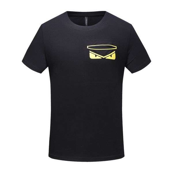 

19ss summer edition mens designer t shirts solid color large size sweat absorption size m-xxxl t shirts, White;black