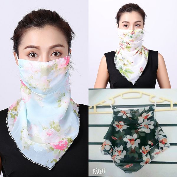 

cylki masks mask shawl sunshade designer printed face mask anti uv scarf sun protection mask outdoor riding masks protective neck scarf, Black