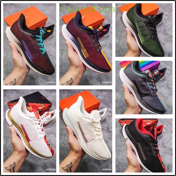 

nzp35a men good quality outdoor casual shoes zoom racert fly knit 1.0 breathable net gauze casual sport luxury sneakers size36-45