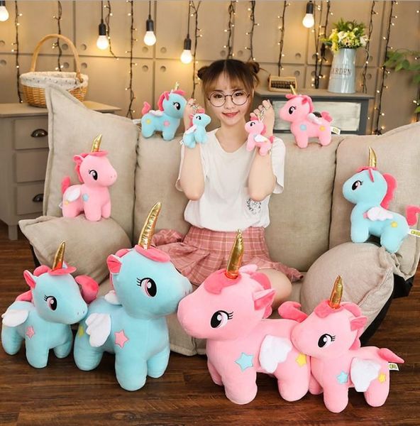 

cute christmas party stuffed plus supply cute unicorn plush toy stuffed unicornio animal dolls soft cartoon mini toys for children