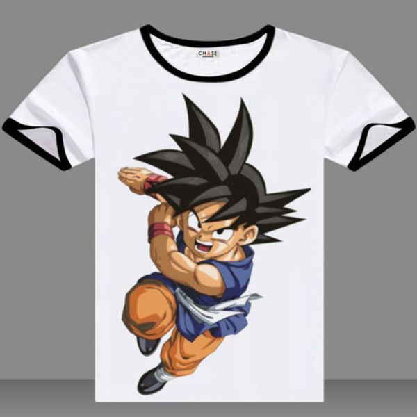 

dragon ball t shirt son goku saiyan short sleeve combat design tees anime clothing db men cotton tshirt t42o7n8, White;black