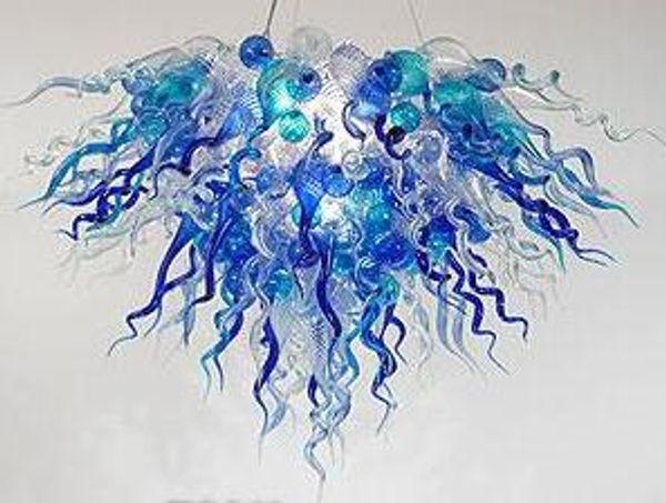 

Lamps Art Decoration Blown Murano Chandeliers Villa Lamp Living Room Light Hand Blown-Glass Crystal Chandelier