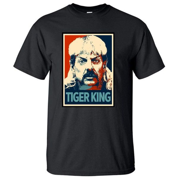 

tshirt men joe exotic 2020 summer tiger king t shirt shirts for president short sleeve tees cotton tshirts streetwear, White;black