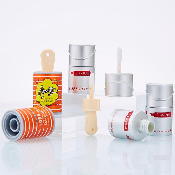 

empty lipgloss tube cute bucket shaped empty lip gloss tubes lip balm refillable bottle plastic box containers 8ml travel gloss hot