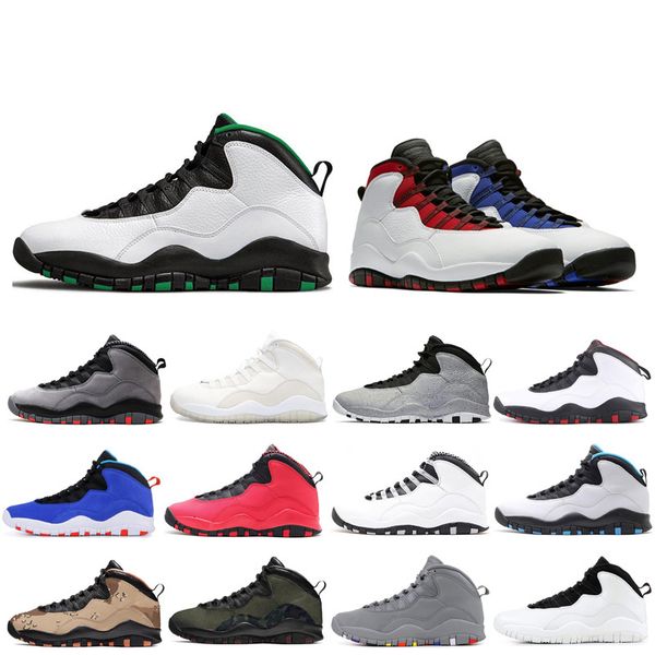 

seattle mens basketball shoes 10 tinker-racer blue 10s mens shoes cool grey chicage orlando fusion red trainers sports sneaker size 7-13