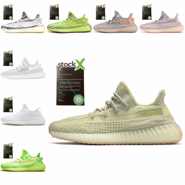 

kanye west static running shoes new israfil cinder desert sage earth tail light zebra womens mens trainers sneakers size 13 luxky j#006412