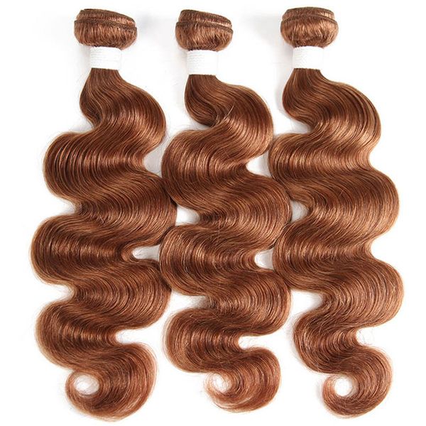 

8a человеческих волос ткет бразильский объемная волна наращивание волос 3 шт. / лот предварительно окрашенные индийский перуанский малайзийс, Black