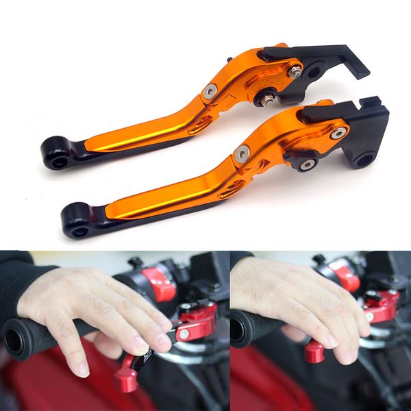 

for gsf650 gsf 650 bandit 2007 only foldable extending levier de frein embrayage moto cnc motorbike clutch brake lever