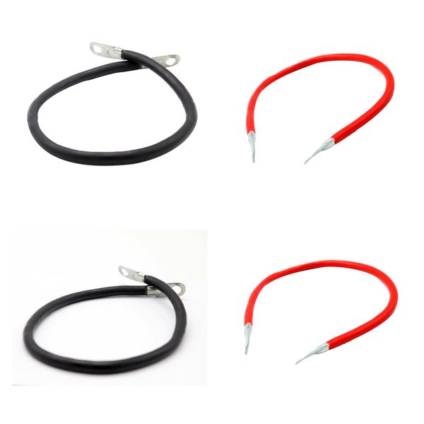 

4pcs car marine boat 5awg ground gauge copper battery cable power inverter