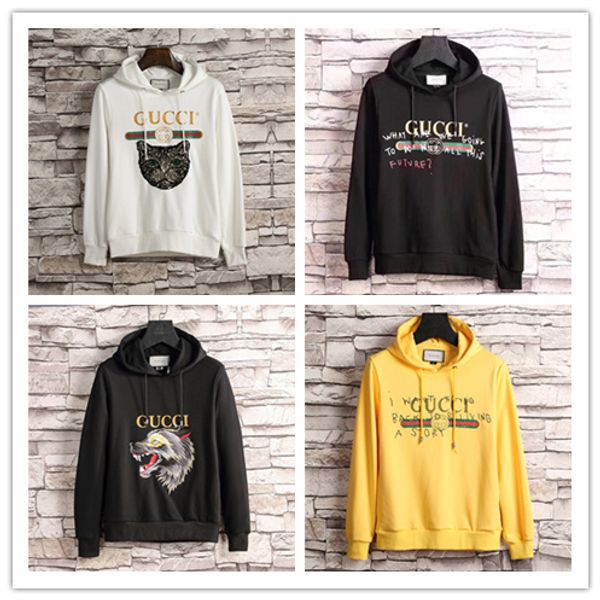 

2019 италия люкс медузы с капюшоном с капюшоном куртки мужские повседневные куртки тигр печать высокого качества мужской бренд дизайнер одеж, Black