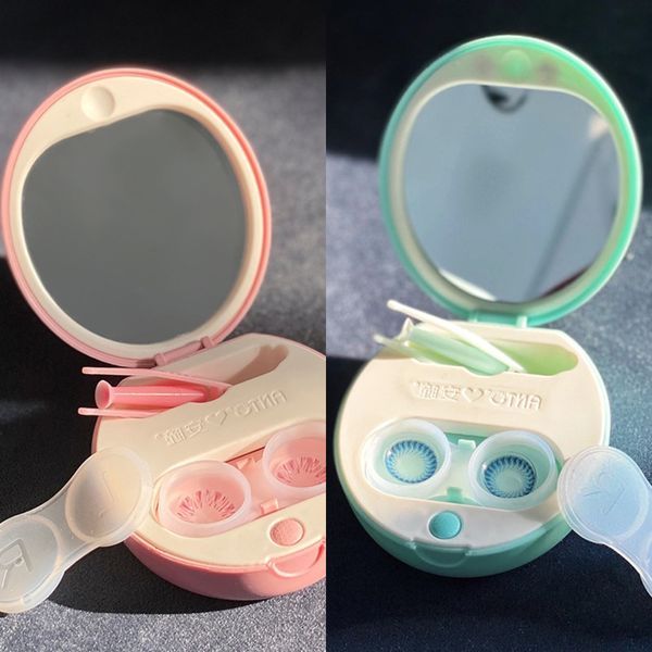 

pyv4a pupil invisible cleaner invisible automatic cleaning machine portable case glasses case clean glasses box pupil box cleaning artifact, Blue