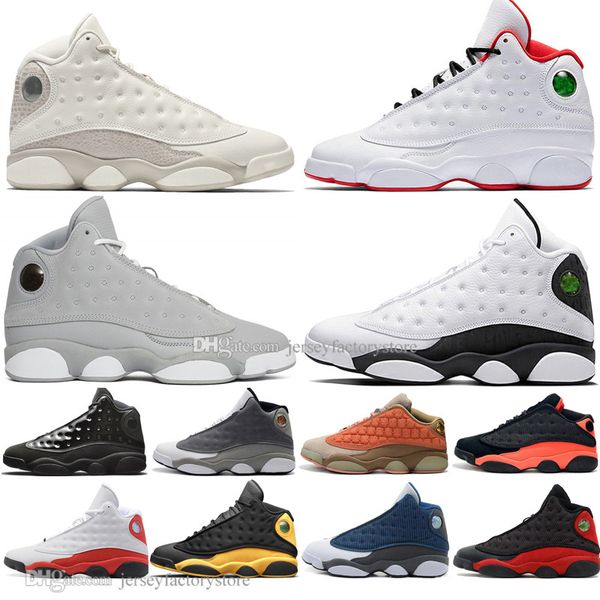 

with box 13 13s cap and gown terracotta blush mens basketball shoes chicago black infrared flints bred men athletic sports sneakers designer