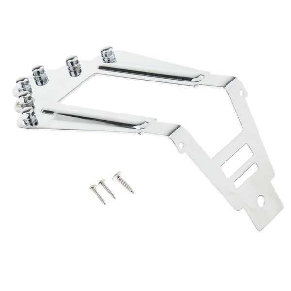 

1 set metal guitar bridge tailpiece with screws for jazz electric guitar parts