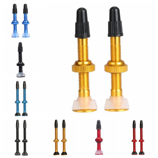 

way bicycle carbon ring vacuum inner tube valve aluminum alloy gas nozzle bicycle gas nozzle for mountain road bikes