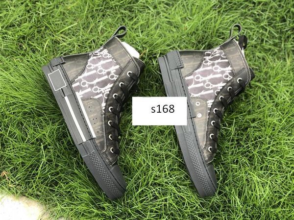 

with box flowers technical canvas "b23" high-sneaker oblique casual trainers womens mens shoes progettista, Black