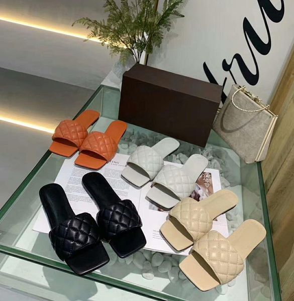 

лилий обуви 2020-й тапочки женщина плоских сандалий потертостей лето из натуральной кожи повелительницы тапочки гингема модели пляж обувь бо, Black