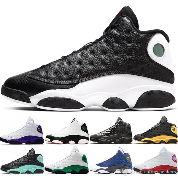 

men basketball shoes 13s designer chaussures 13 mens trainers reverse he got game island green rivals playoff sport sneakers size 40-47