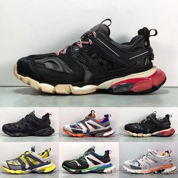

wholesale designer triple s track 3.0 release tess s paris gomma maille black low track 3m casual shoes clunky designer sneaker