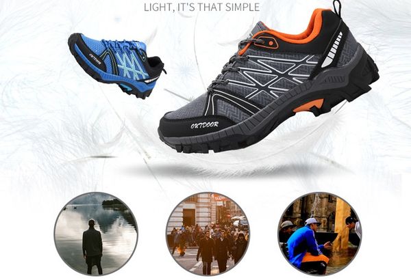 

2020 men sports and leisure shoes non slip rubber sole fashion runing shoes soft soles black/gray/white sizes 39-45 a9812