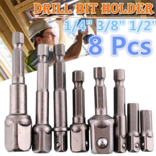

wrench sleeve extension bar hex shank drive power drill bit socket driver adapter set