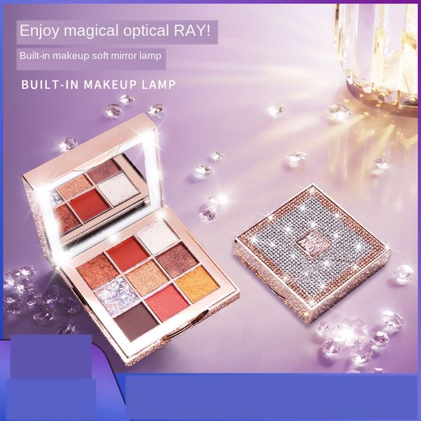 

dazzling star diamond lens, eyeshadow is durable, and it is not easy to dye 9 colors