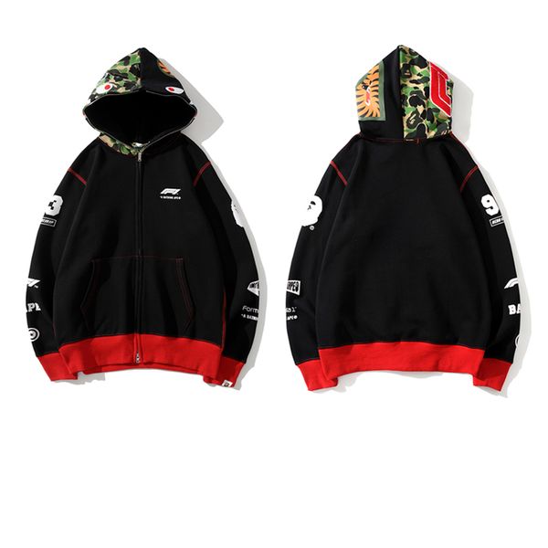 

20ss сложных полиэфиров люкс 1 мужчины hoodie удобный дизайнерские бренд толстовки отдыха способа вышивки с капюшоном свитер продажи hoodie, White;black