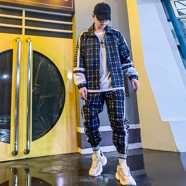 plaid sweatsuit