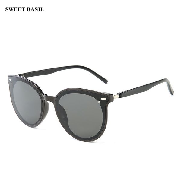 

базилик 2019 new cat eye солнцезащитные очки женщина очки марка очки мужские путешествия женские и женские линзы, White;black