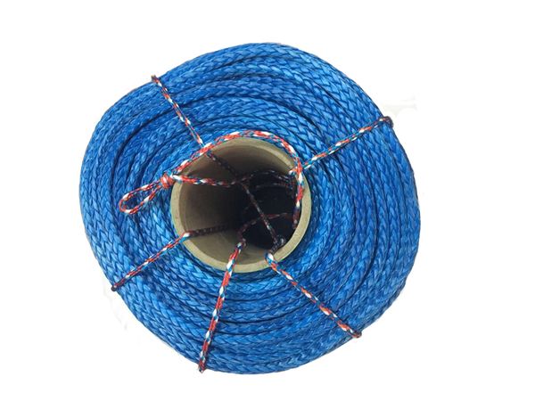 

8mm x 100m synthetic uhmwpe winch rope for utv/atv/offroad grey/orange/yellow/red/blue color