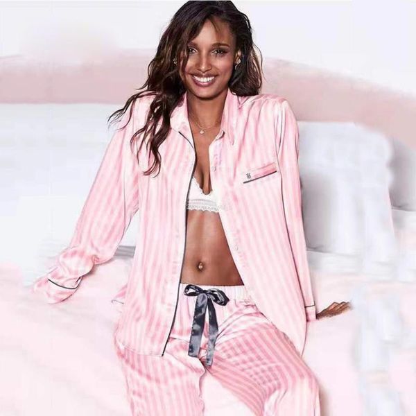 

2 pieces set pijamas women satin silk pyjamas summer pajamas sleepwear lounge wear sleep pjs loungewear night suit home clothes, Black;red