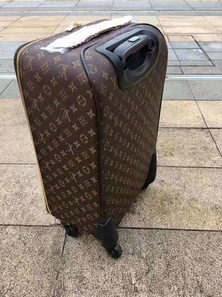 

2019 rolling luggage fa hion de igner four wheel trolley bag men travel uitca e 20 quot carry on luggage for women, Black